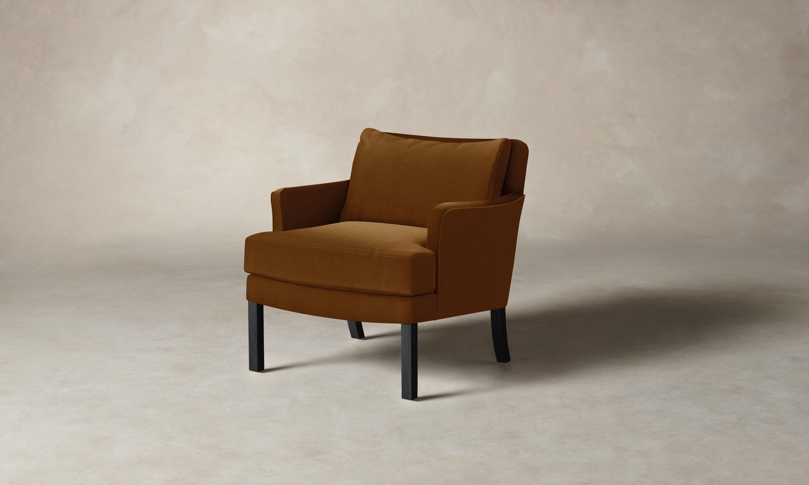 Premium Mohair Brown Sugar Upholstered Kaye Chair - Stylish & Comfortable Seating for Living Room, Office, or Lounge