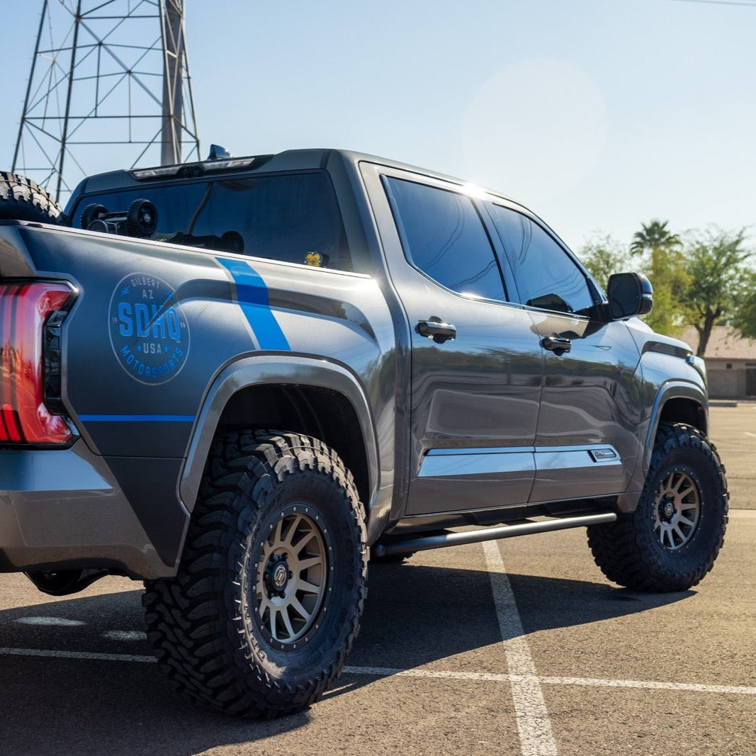2022-2024 Toyota Tundra SDHQ Built Rock Sliders - Heavy Duty Off-Road Side Steps for Adventure & Truck Protection (Perfect for Rock Crawling & Overlanding)
