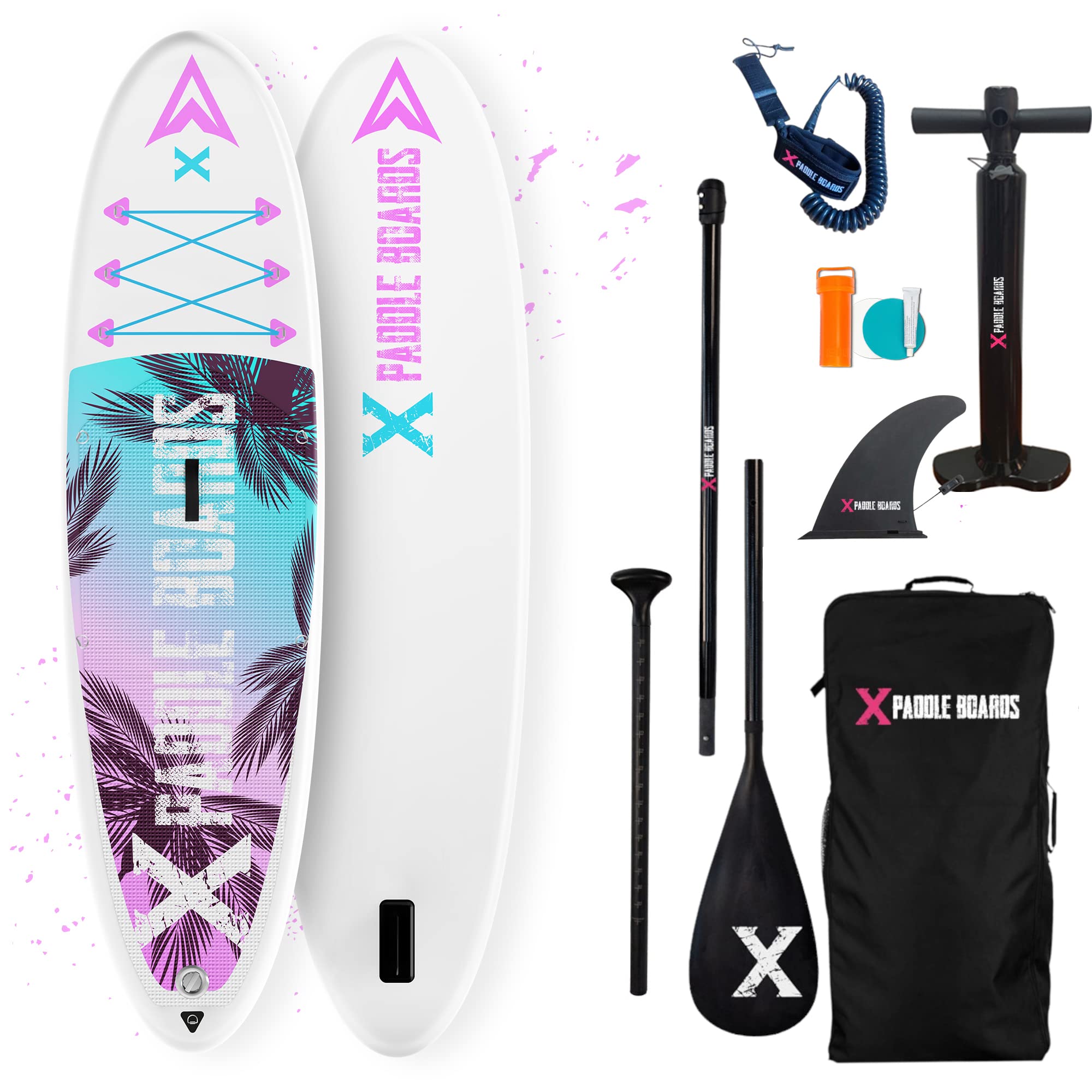 Inflatable Stand Up Paddle Board for Kids - Pink, 280 x 76 x 10cm - Lightweight & Stable SUP for Girls, Perfect for Lakes, Rivers & Beach Paddling
