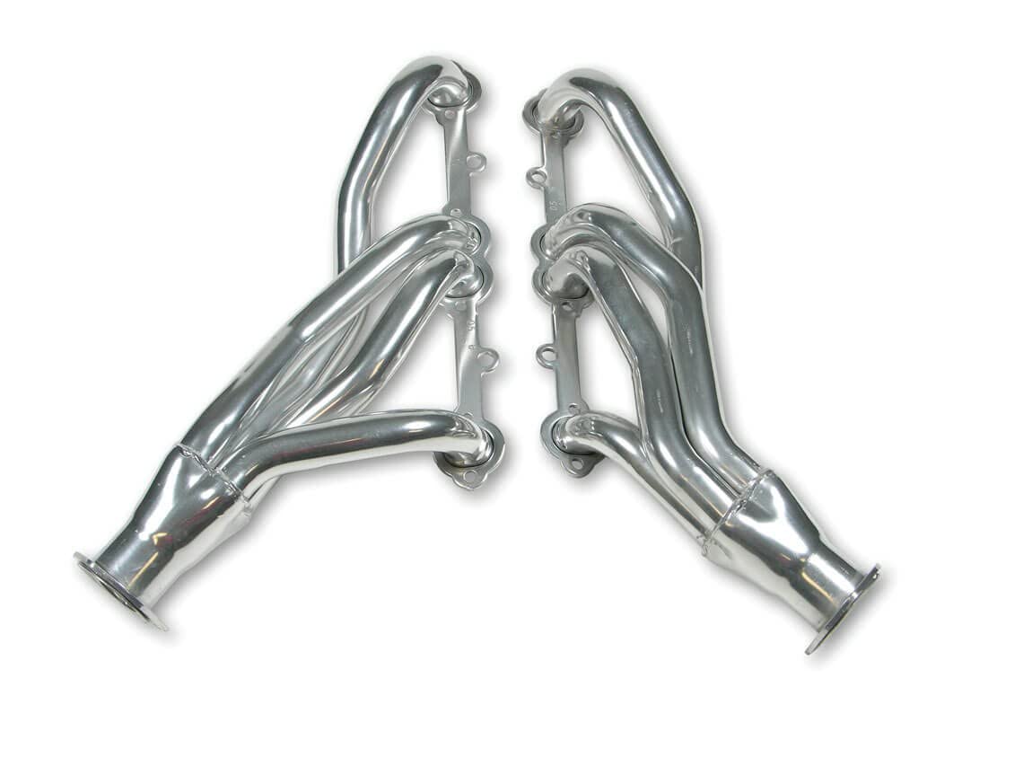 Flowtech 63002FLT Ceramic Coated Mid-Length Header - High Performance Exhaust Manifold for Chevy, Ford, Dodge Trucks & SUVs - Improves Engine Power & Fuel Efficiency
