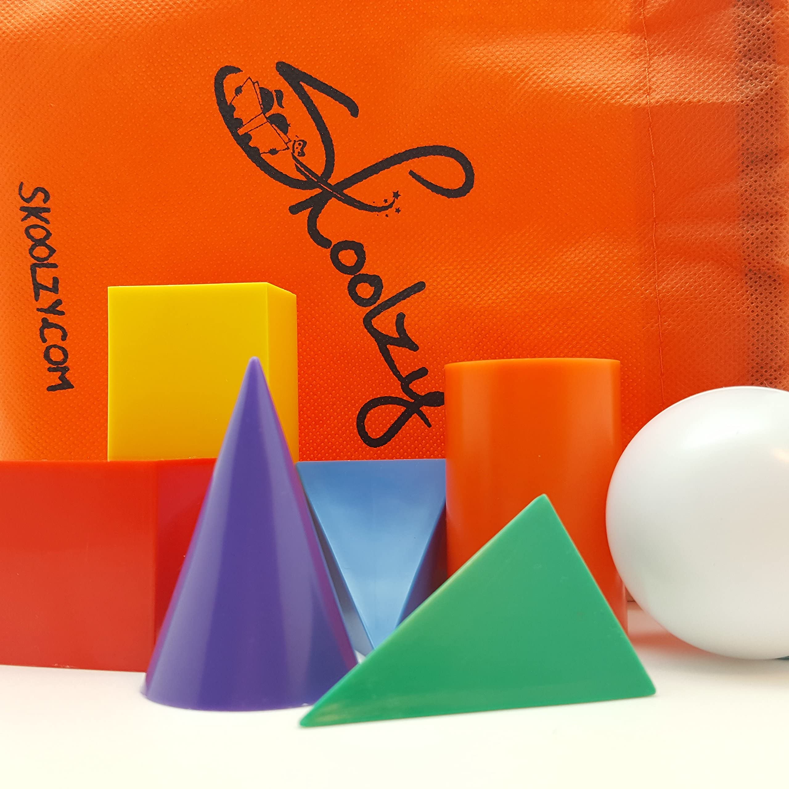 Skoolzy Montessori Lacing Beads for Toddlers - Educational Geometric Shape Toys for Preschool Learning, Fine Motor Skills & Hand-Eye Coordination | Perfect for Classroom, Homeschool & Occupational Therapy Activities