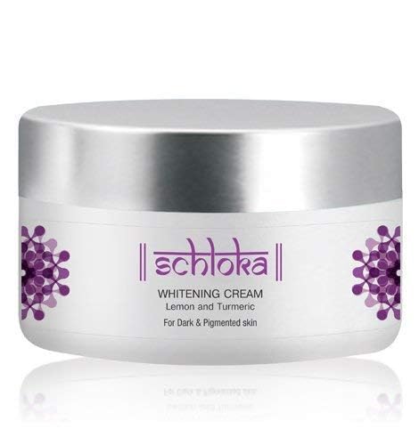 Modicare Schloka Whitening Cream with Lemon & Turmeric - 50ml Brightening Face Cream for Glowing Skin + Free Hairpin - Perfect for Daily Skincare Routine & Evening Out Prep