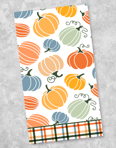 Harvest Happiness Guest Towel Napkins - 36 Count Cotton Decorative Napkins for Dinner Parties, Weddings & Holiday Entertaining