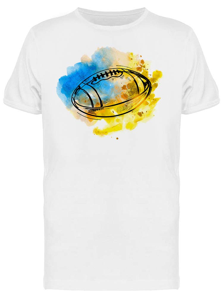 Hand Drawn American Football T-Shirt for Men - Vintage Sports Graphic Tee - Perfect for Game Day, Tailgating & Casual Wear