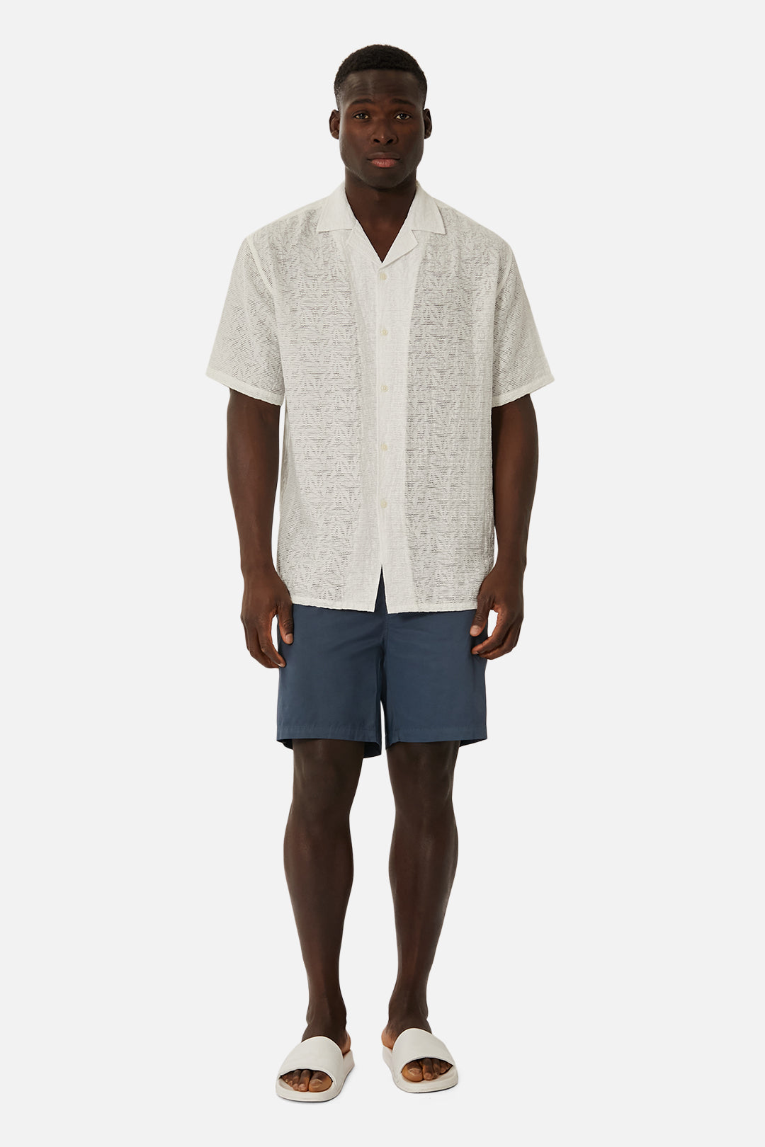 Chiara Short Sleeve Shirt for Women - Soft Cream Cotton Top for Casual Wear & Summer Outfits | Office, Date Night, Weekend Style