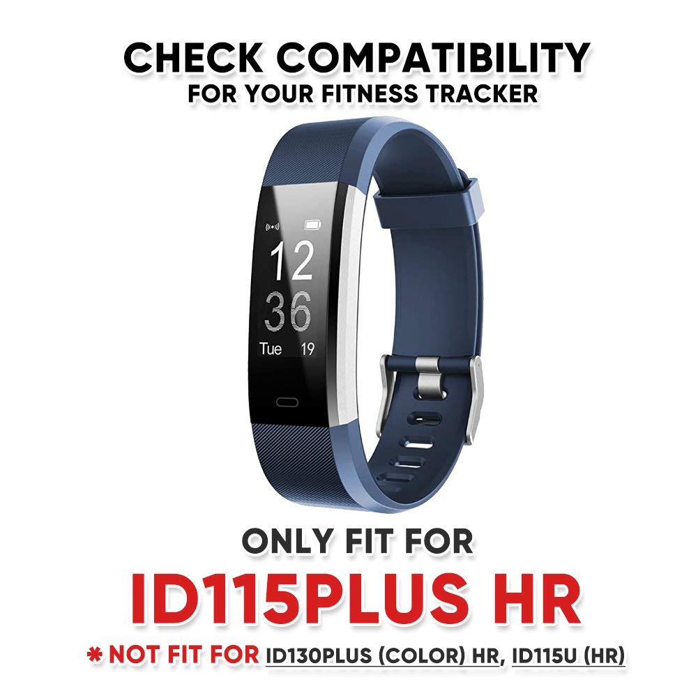 ZURURU Replacement Bands for Veryfit Pro ID115Plus HR - Fitness & Daily Use