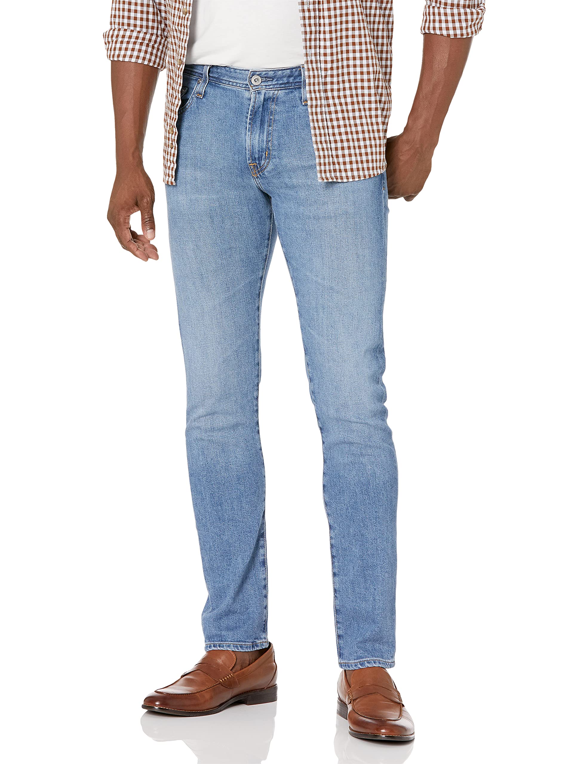 Men's The Tellis Modern Slim Fit Stretch Denim Jeans - Comfortable & Stylish for Casual Wear, Office & Night Out