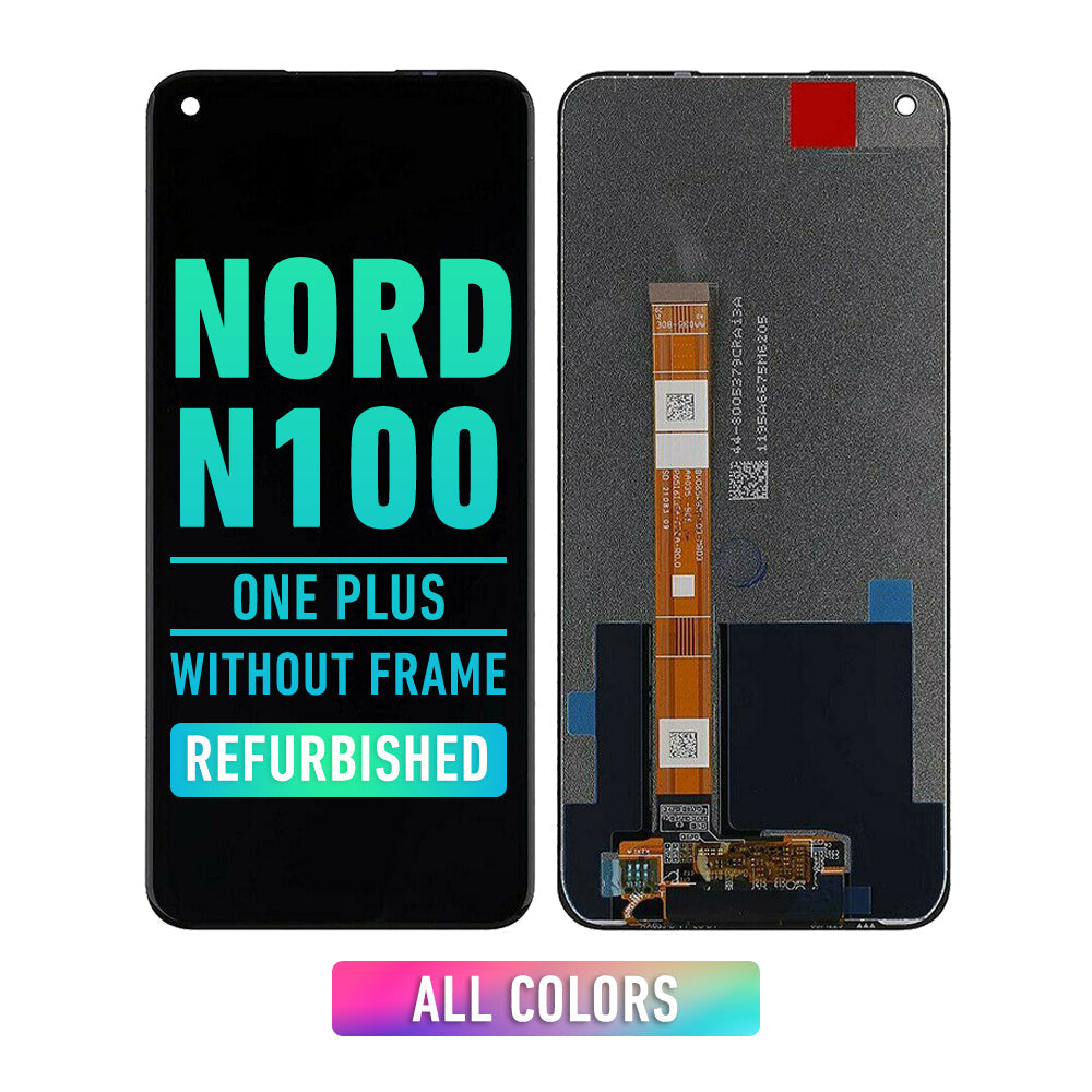Refurbished OnePlus Nord N100 LCD Screen Replacement - No Frame Included | All Color Options | Perfect for DIY Phone Repairs & Screen Damage Fixes