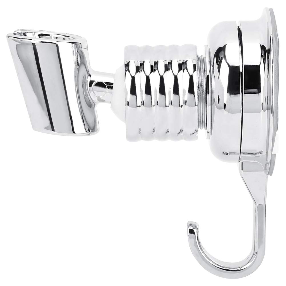 Shower Head Holder with Suction Cup - Adjustable Shower Bracket for Hanging Shower Accessories - Perfect for Bathroom Organization & Space Saving