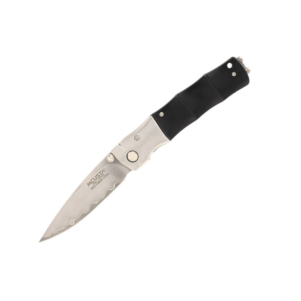 Mcusta Shinra Mixture Bamboo SPG2 San Mai Folding Knife 3.75