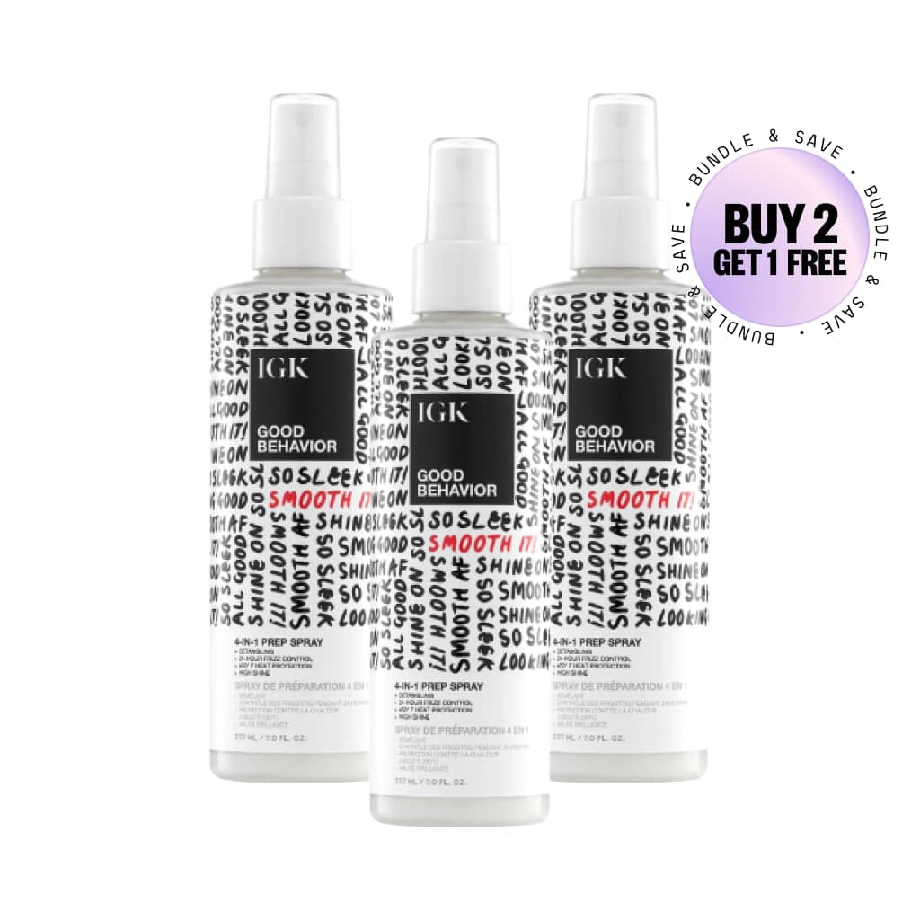 Good Behavior 4-in-1 Prep Spray for Hair & Skin - Detangling, Shine Enhancing, Heat Protecting & Frizz Control | Perfect for Styling, Salon Use & Daily Hair Care