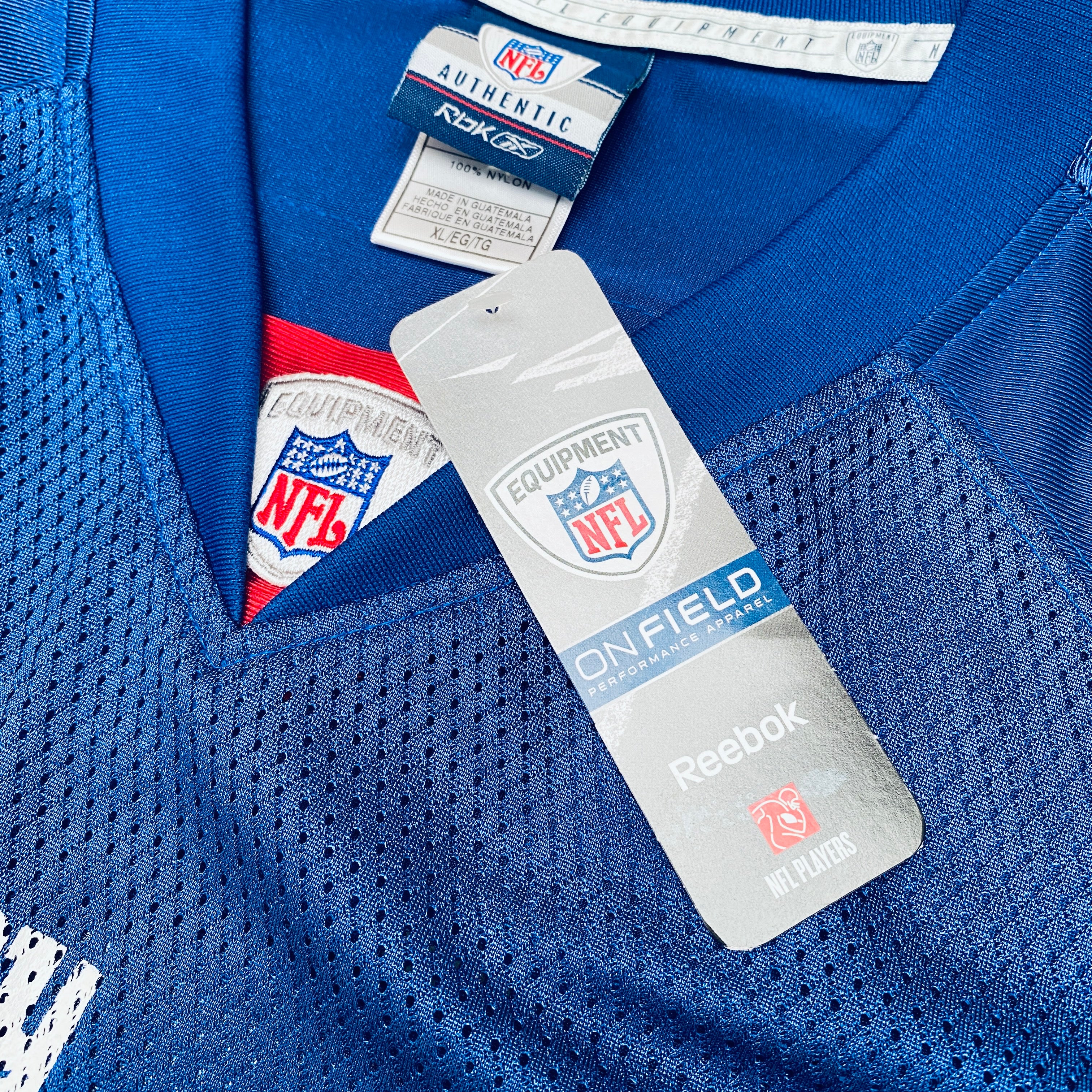 Authentic New York Giants Osi Umenyiora 2007/08 Signed Jersey (XL) - BNWT - Perfect for NFL Memorabilia Collectors & Giants Fans