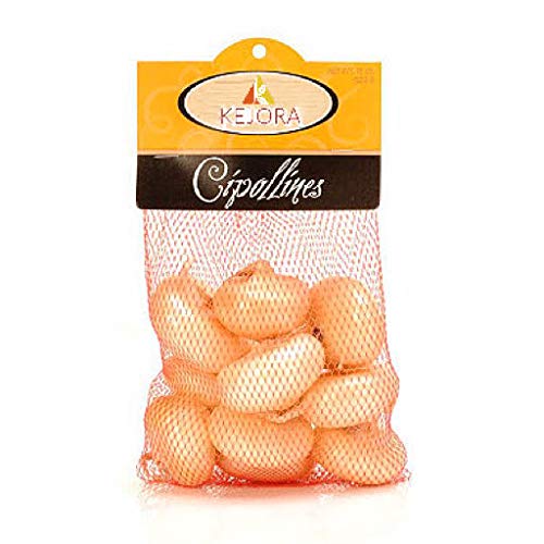 Fresh Kejora Cipollini Onions - 24 oz (1.5 lbs) - Sweet Italian Pearl Onions for Roasting, Grilling & Gourmet Cooking