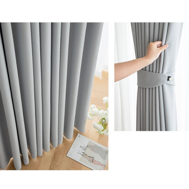 Alice Japandi Style Curtain Swatch Samples - Minimalist Neutral Fabric Swatches for Window Treatments - Perfect for Boho, Scandinavian & Japandi Home Decor