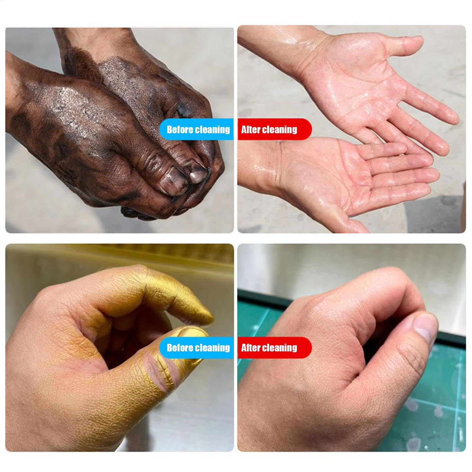 Mechanic Hand Cleaner Soap – 308g Industrial Strength Hand Scrub for Machine Oil & Paint – Non-Irritating Formula for Mechanics & Auto Workers – Perfect for Garage, Workshop & DIY Projects