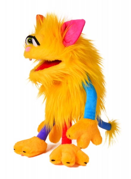 Brighteyes Colorful Hand Puppet 35cm - Soft Plush Animal Puppet for Kids, Interactive Storytelling Toy, Perfect for Classroom, Playtime & Puppet Shows (Code 208)