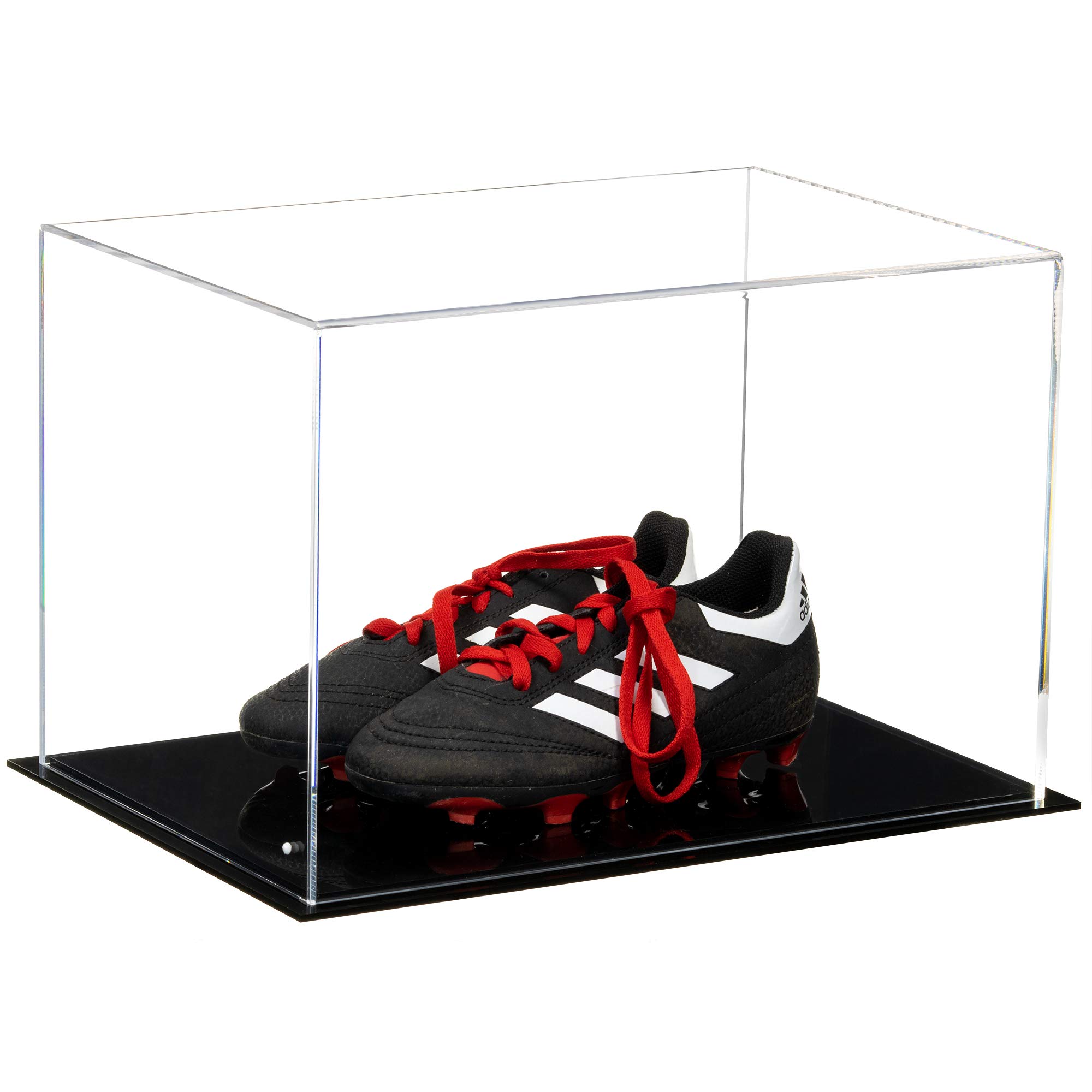 Clear Acrylic Kids Shoe Display Case - Durable & Lightweight Sneaker Showcase for Retail Stores, Boutiques, and Home Organization - Perfect for Storefronts, Closet Storage, and Collectible Sneaker Protection