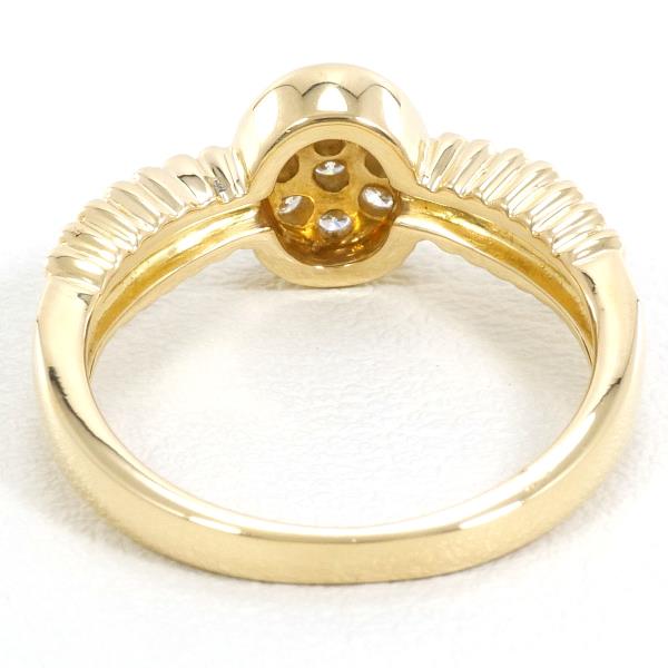 18K Yellow Gold Diamond Ring for Women - Elegant Solitaire Engagement & Wedding Band - Perfect for Proposals, Anniversaries, and Special Occasions