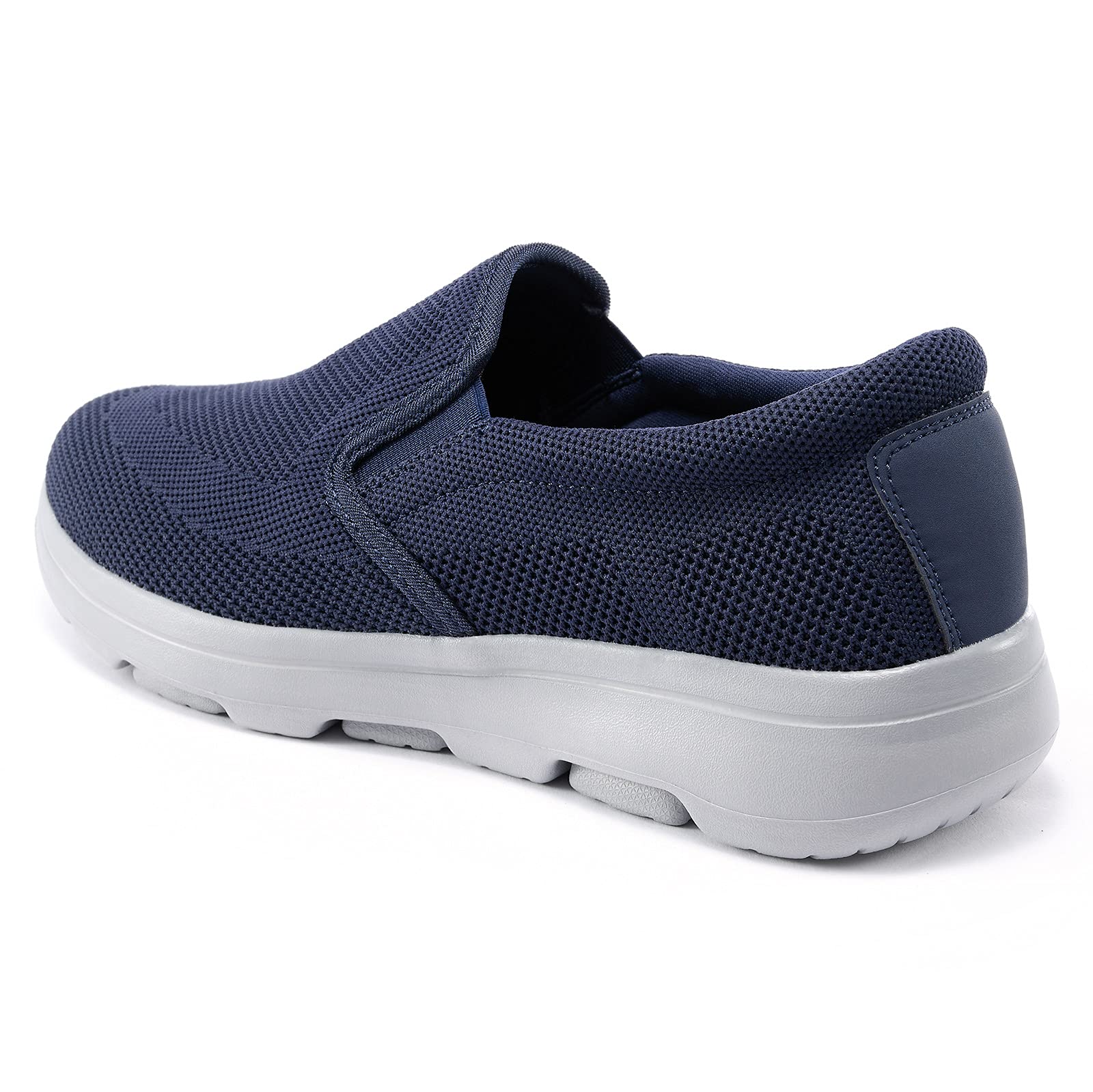 TIOSEBON Men's Breathable Mesh Slip-On Loafers - Lightweight Walking Shoes for Work, Driving & Tennis | Comfortable Casual Shoes for Men | Perfect for Office, Travel & Daily Wear