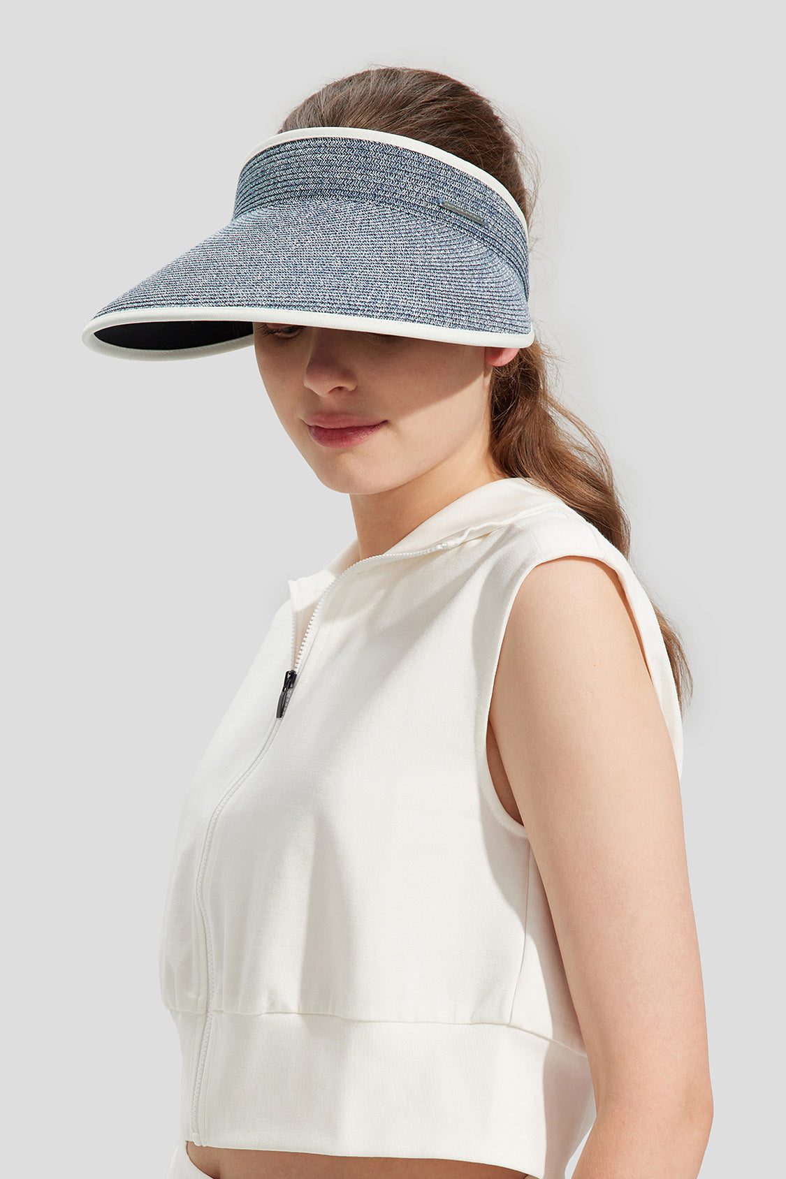 Raffia Women's Straw Sun Hat UPF50+ Wide Brim Beach Hat for Summer Outdoor Activities - Perfect for Beach, Pool, Gardening, and Travel