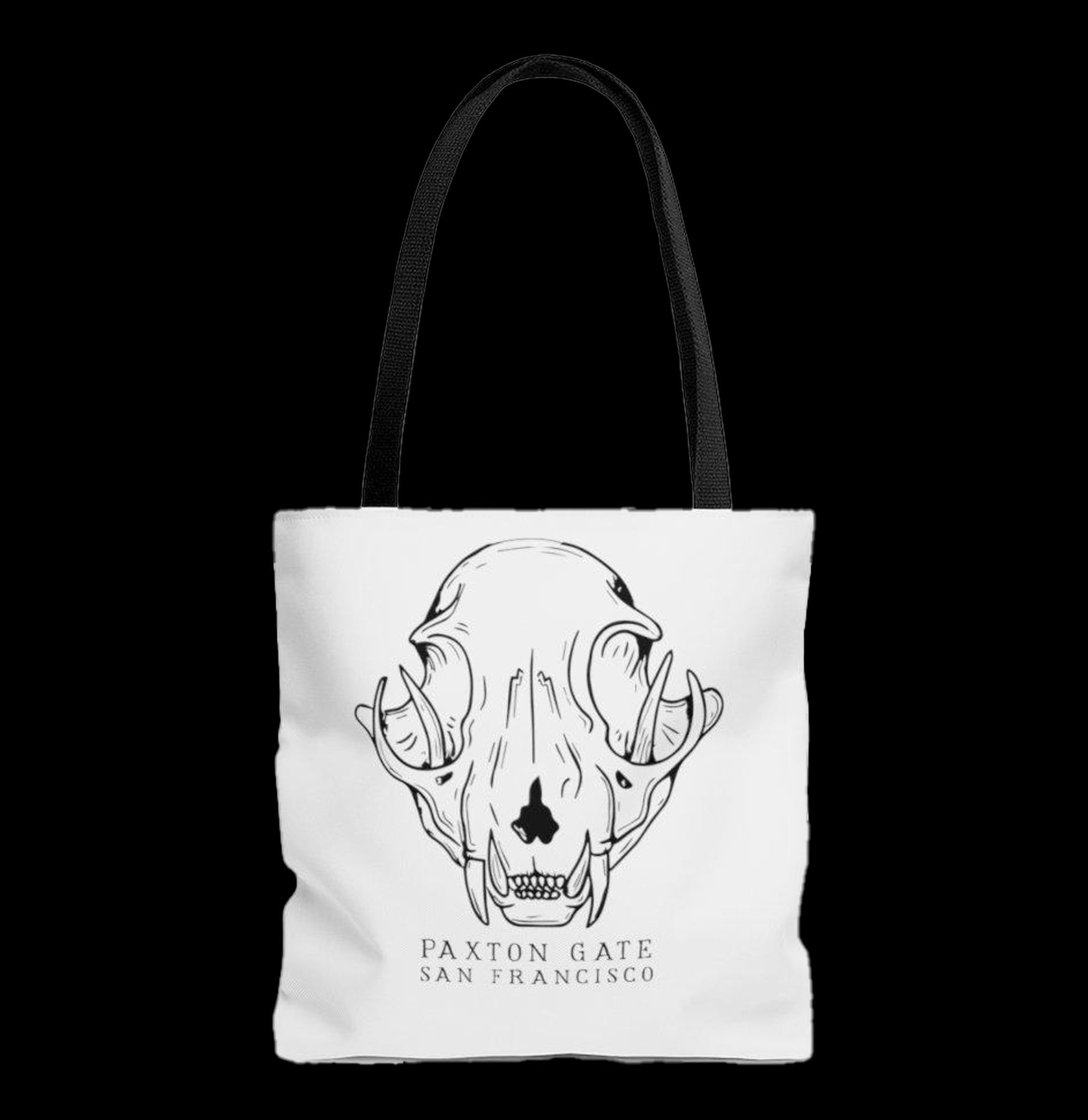 Bobcat Skull Tote Bag - Durable Canvas Shoulder Bag with Unique Wildlife Design - Perfect for Grocery Shopping, Beach Trips & Outdoor Adventures