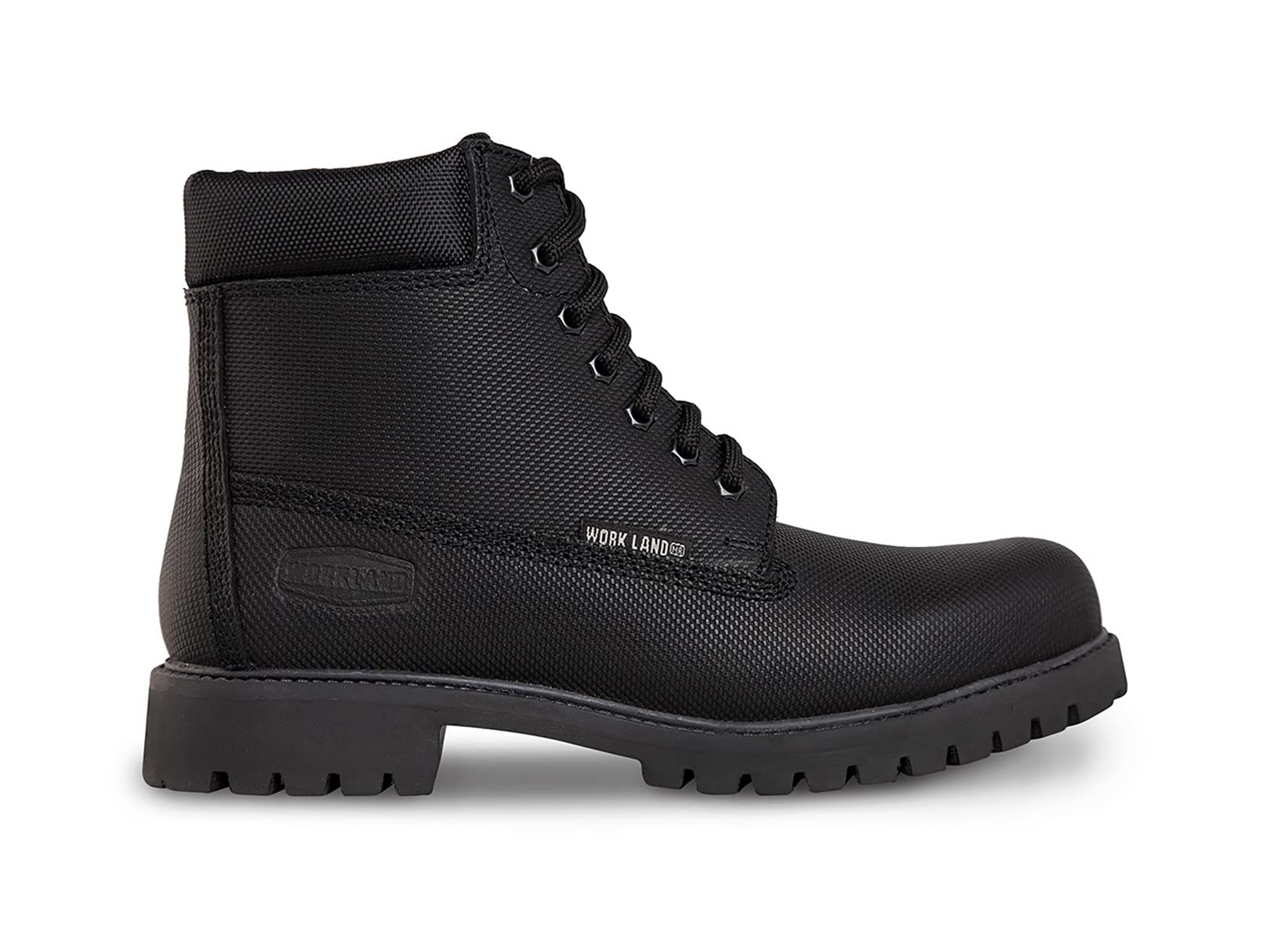 WORKLAND 77611 Men's Lightweight Lace-Up Hiking Boots - Slip Resistant Soft Toe Leather Casual Work Boots for Outdoor, Hiking & Daily Wear - Comfortable Botas para Hombre for All-Day Use