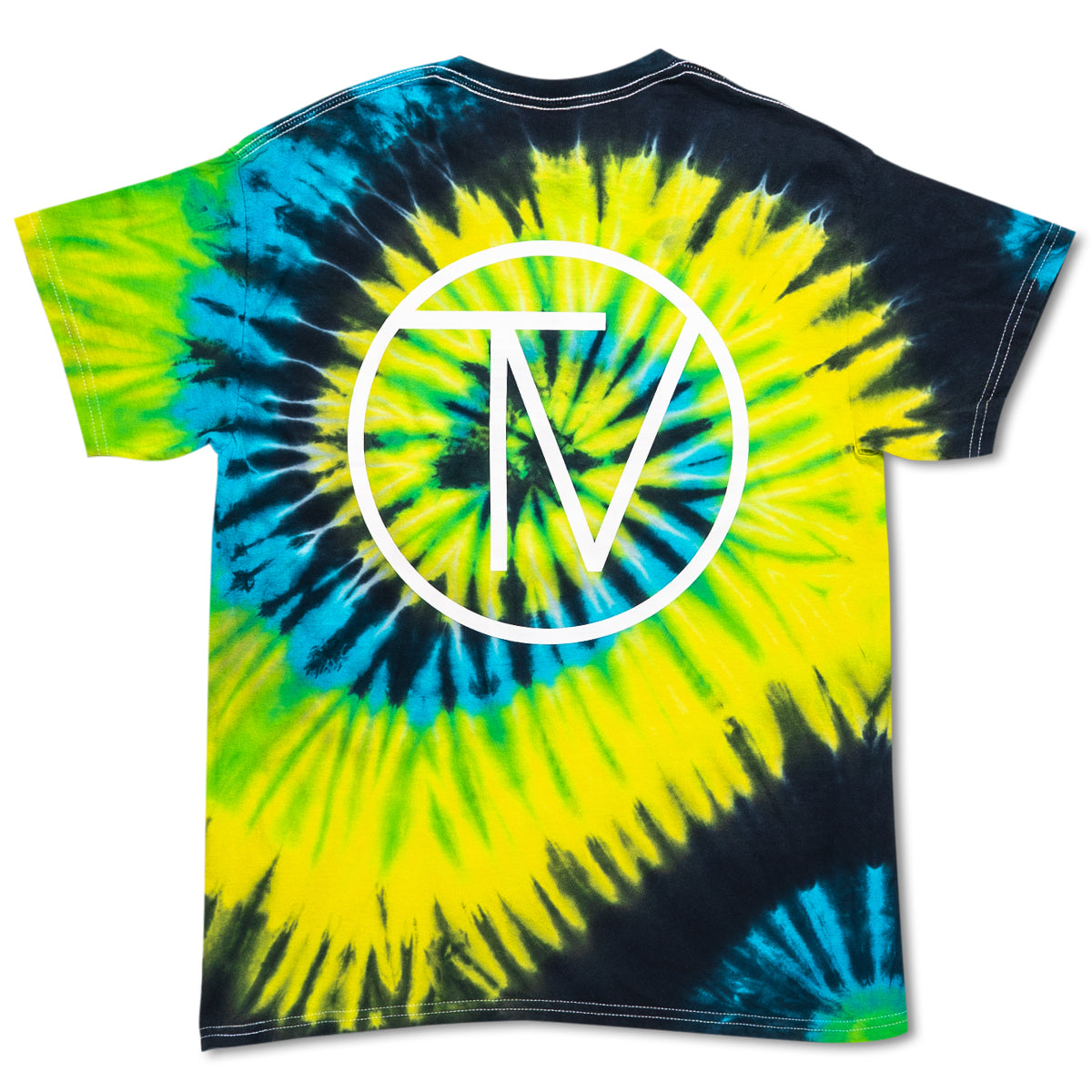 Colorful Tropical Tie Dye Youth T-Shirt for Boys & Girls | Soft Cotton Short Sleeve Tee | Perfect for Beach Vacations, Summer Camp & Casual Wear