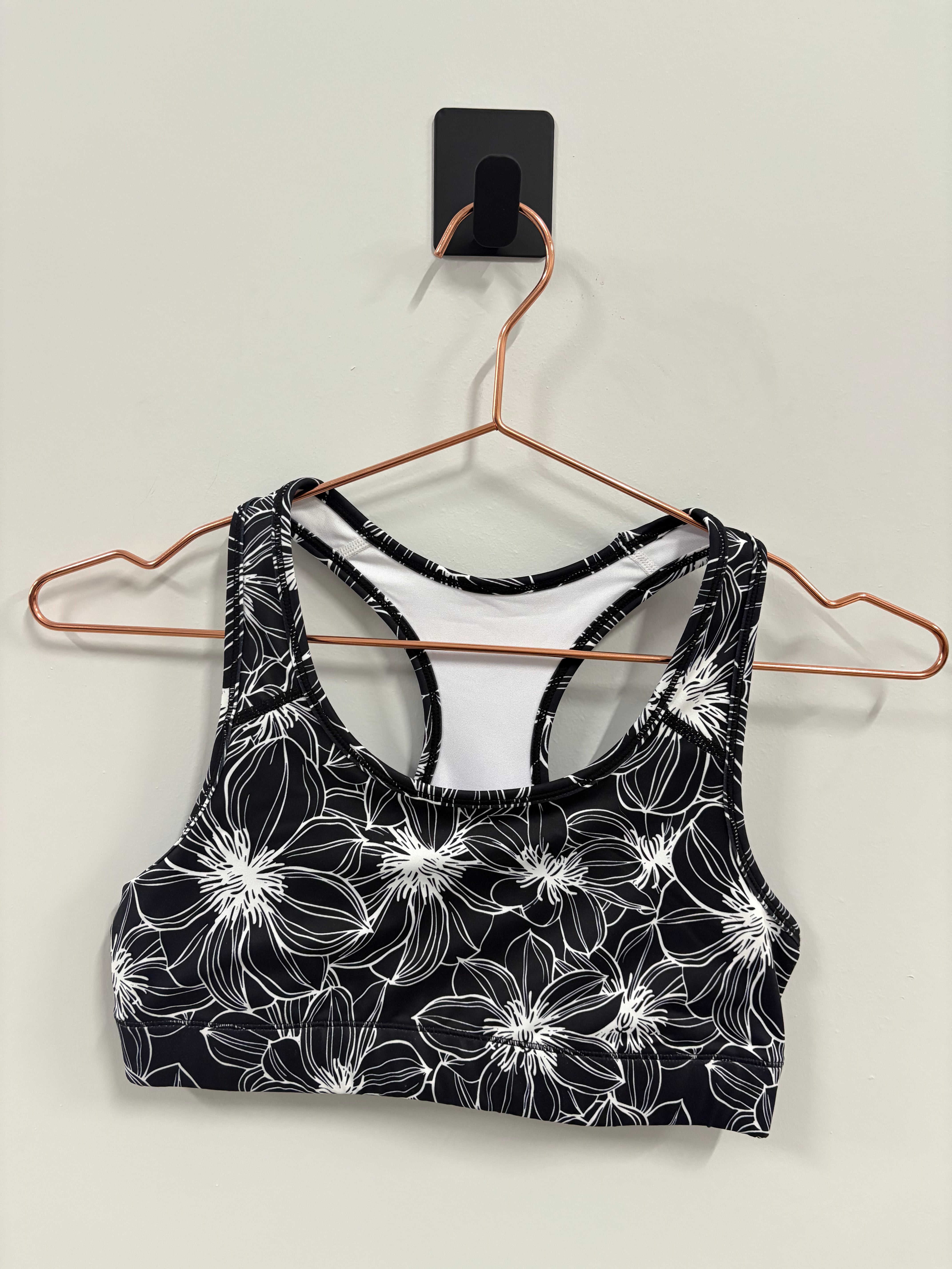 Empowered Bra for Women - Black & White - Small Size - Comfortable & Supportive for Yoga, Workout, and Everyday Wear