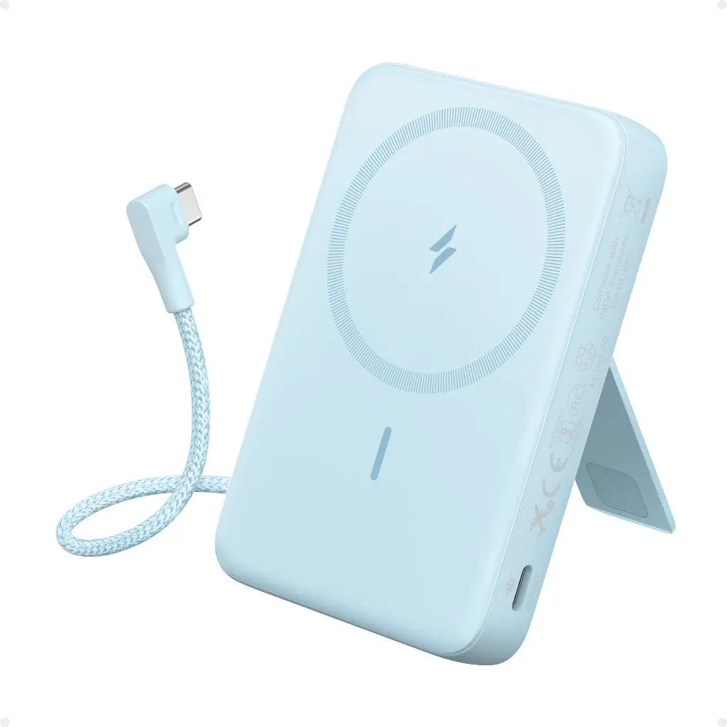Anker Zolo 10000mAh 30W Magnetic Power Bank with USB C Cable - Portable Charger for iPhone 15/14/13, Samsung Galaxy, AirPods - Perfect for Travel, Camping & Emergency Power Backup