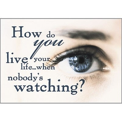 Argus® Motivational Poster - How Do You Live Your Life? Inspirational Wall Art for Office, Home & Classroom Decor