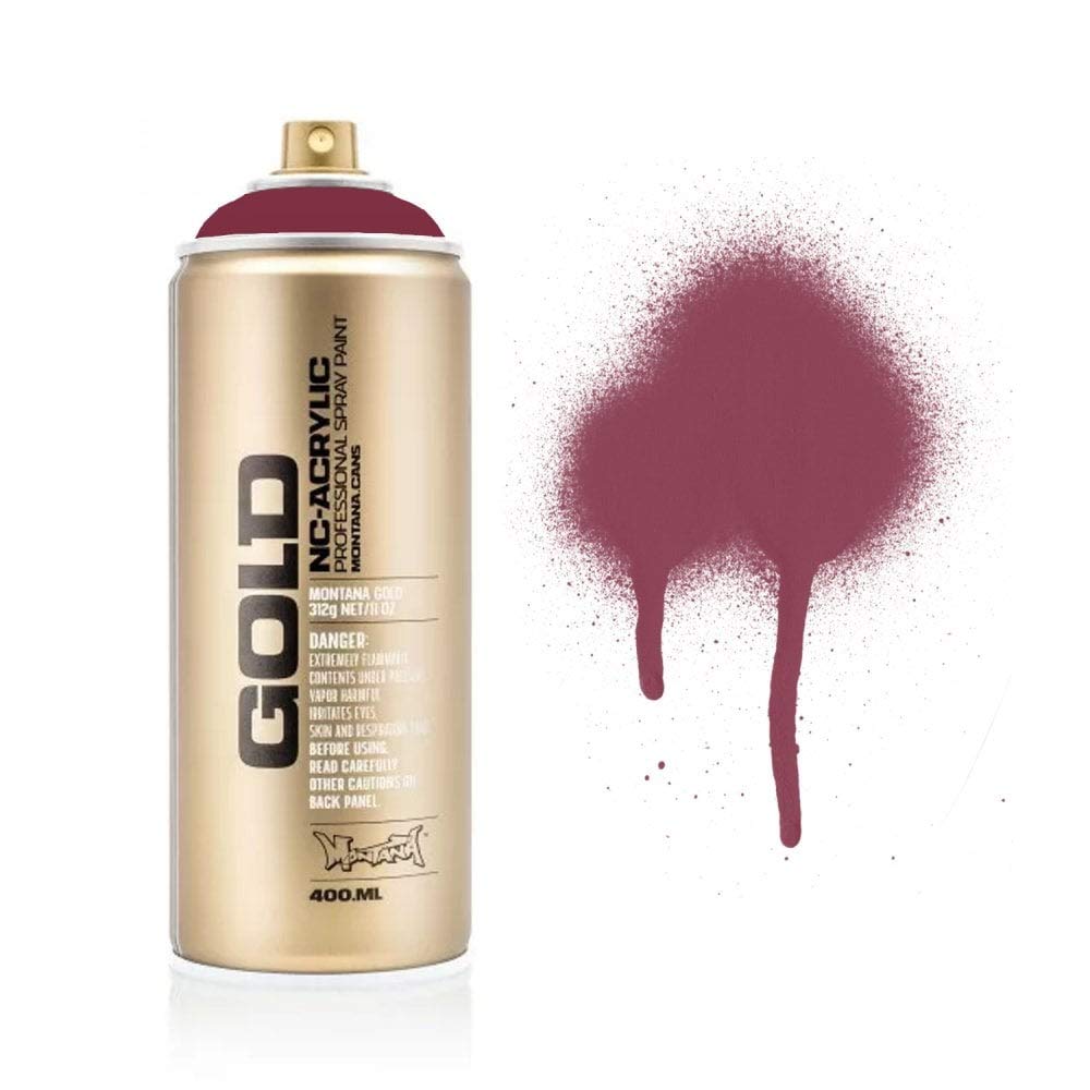 Montana Gold Series Spray Paint - Premium Powder Pink Matte Finish for Graffiti, Art & DIY Projects - Perfect for Walls, Canvas & Crafting