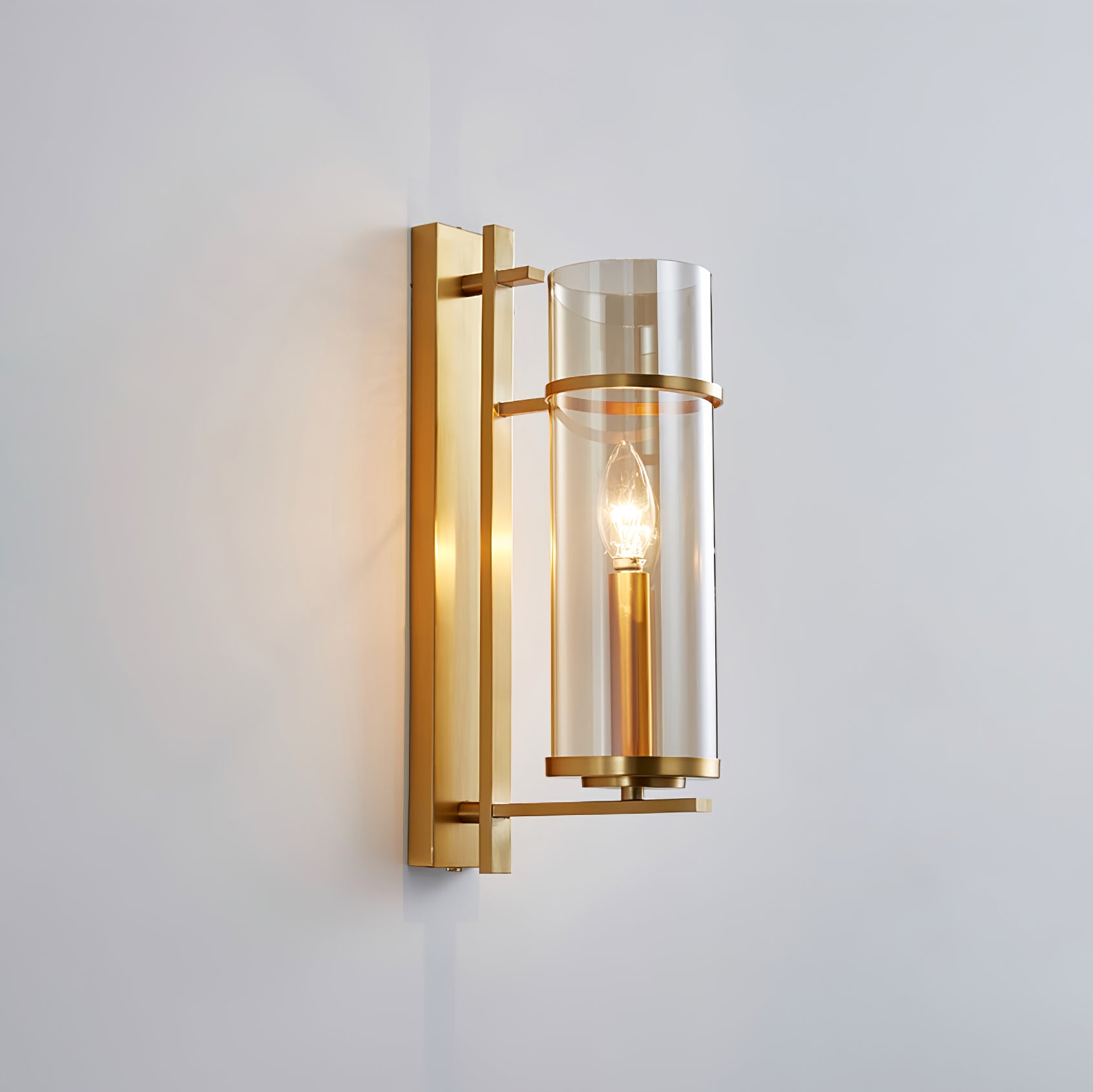 Amalfi Wall Lamp - Modern LED Sconce Light Fixture for Bedroom, Living Room & Hallway - Dimmable Indoor Lighting with Warm White Glow - Perfect for Home Decor & Ambient Lighting