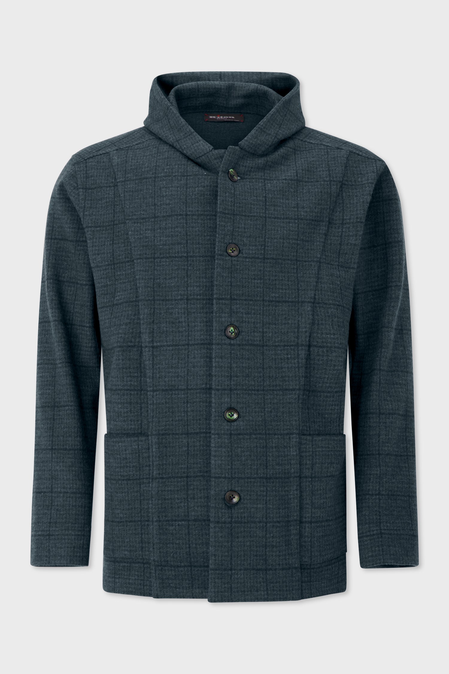Kiton Green Plaid Blazer for Men | Premium Wool Jacket | Business & Formal Wear | Perfect for Office, Weddings & Special Events