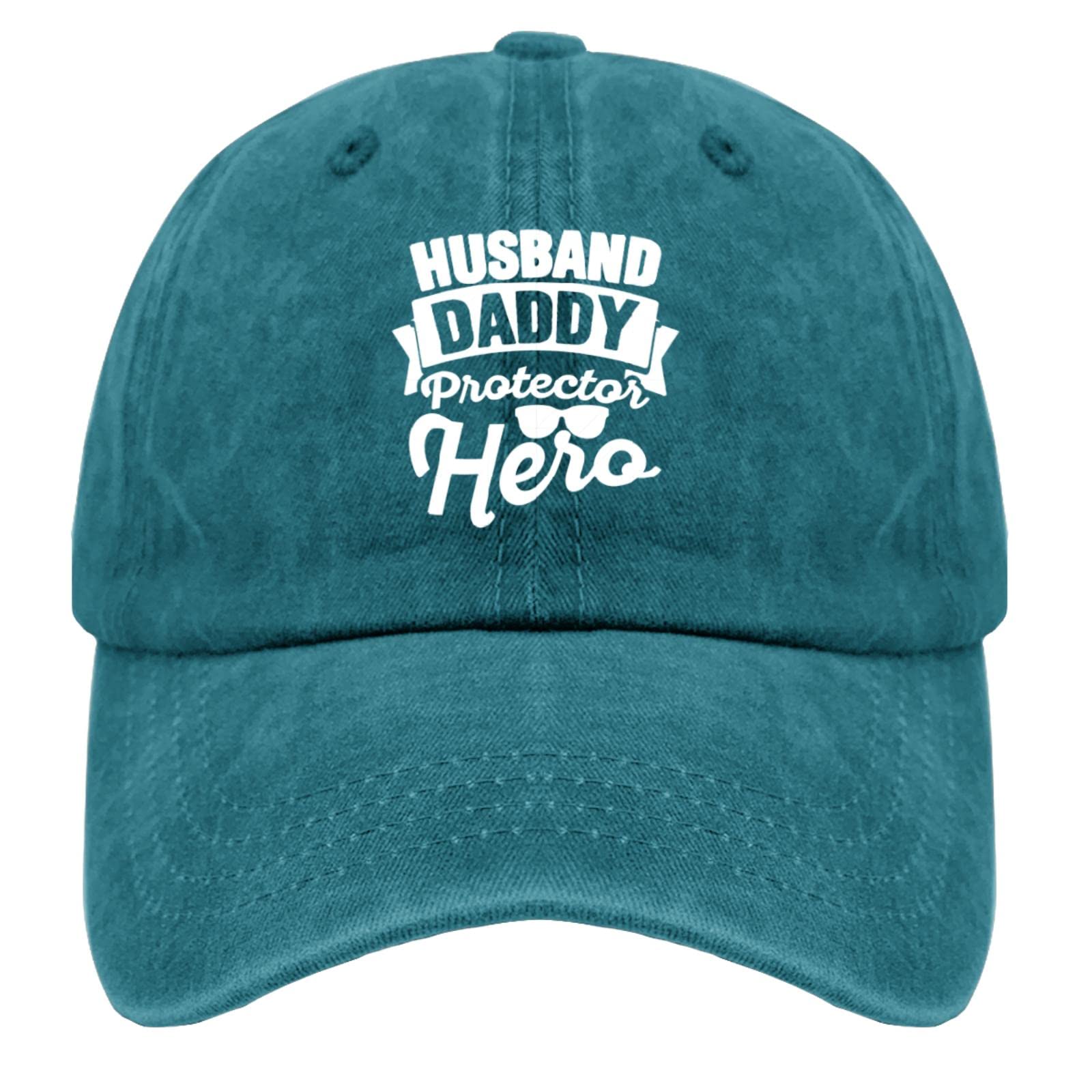Vintage Washed Denim Baseball Cap for Men - 90s Distressed Dad Hat with Adjustable Strap | Perfect for Outdoor Activities, Sports, and Casual Wear