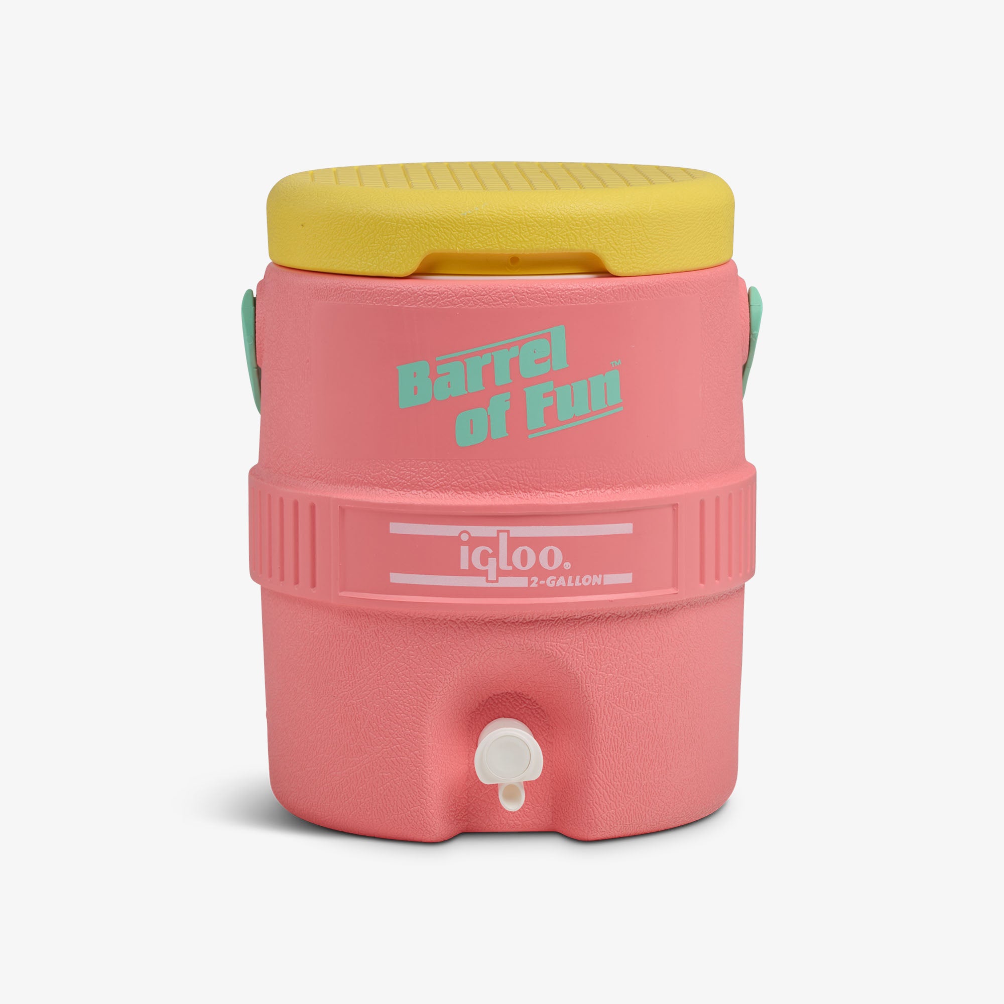 Vintage Retro Barrel of Fun 2 Gallon Jug - Classic Party Drink Dispenser for BBQ, Picnics & Outdoor Gatherings