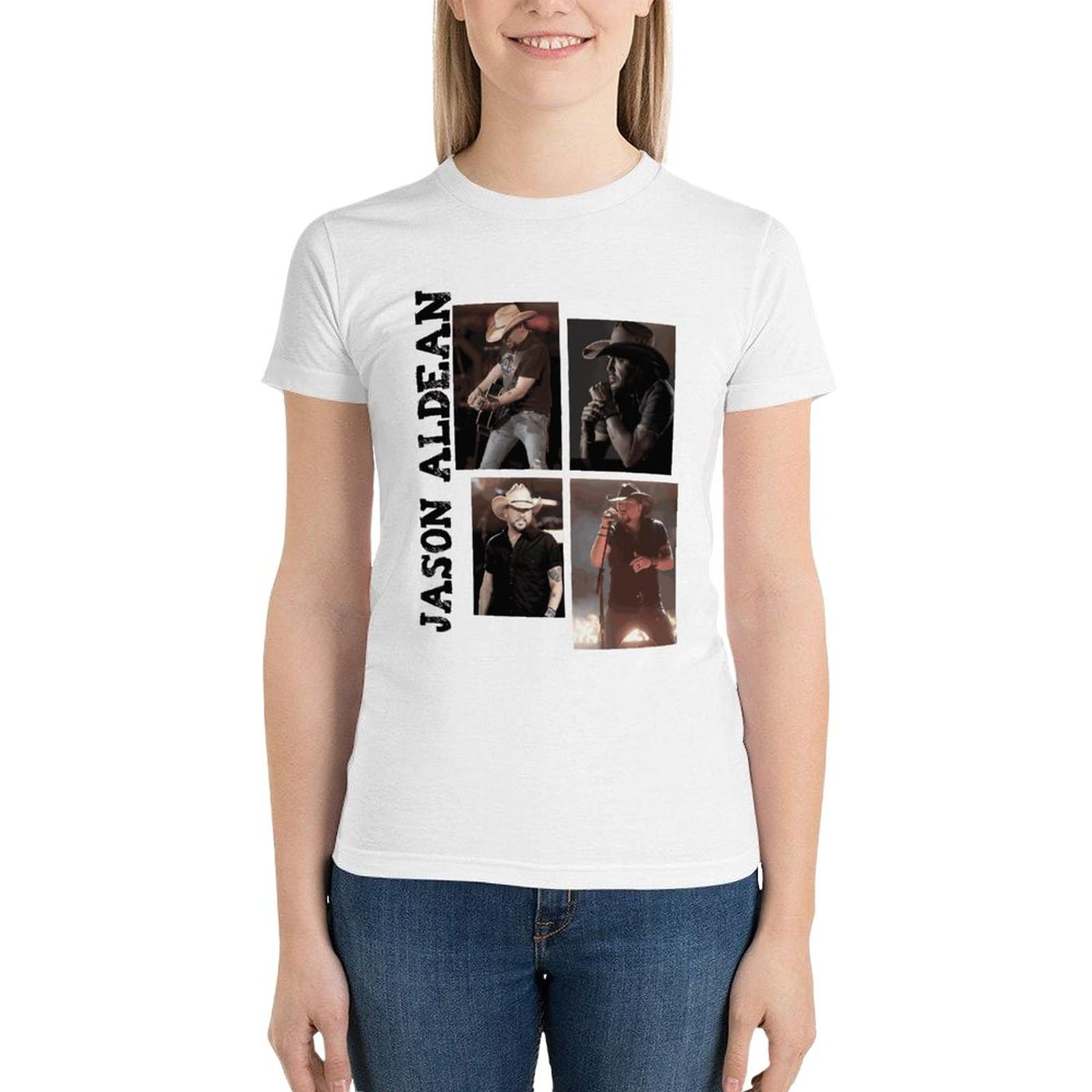 Women's Music Themed Casual T-Shirts - Cute Cotton Crew Neck Short Sleeve Tee for Concerts, Parties & Everyday Wear