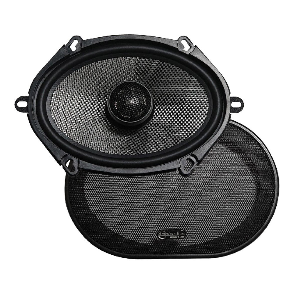 American Bass SQ5.7 150W 5x7 Inch 2-Way Coaxial Car Speakers - Premium Sound for Trucks, SUVs & Custom Auto Audio Systems