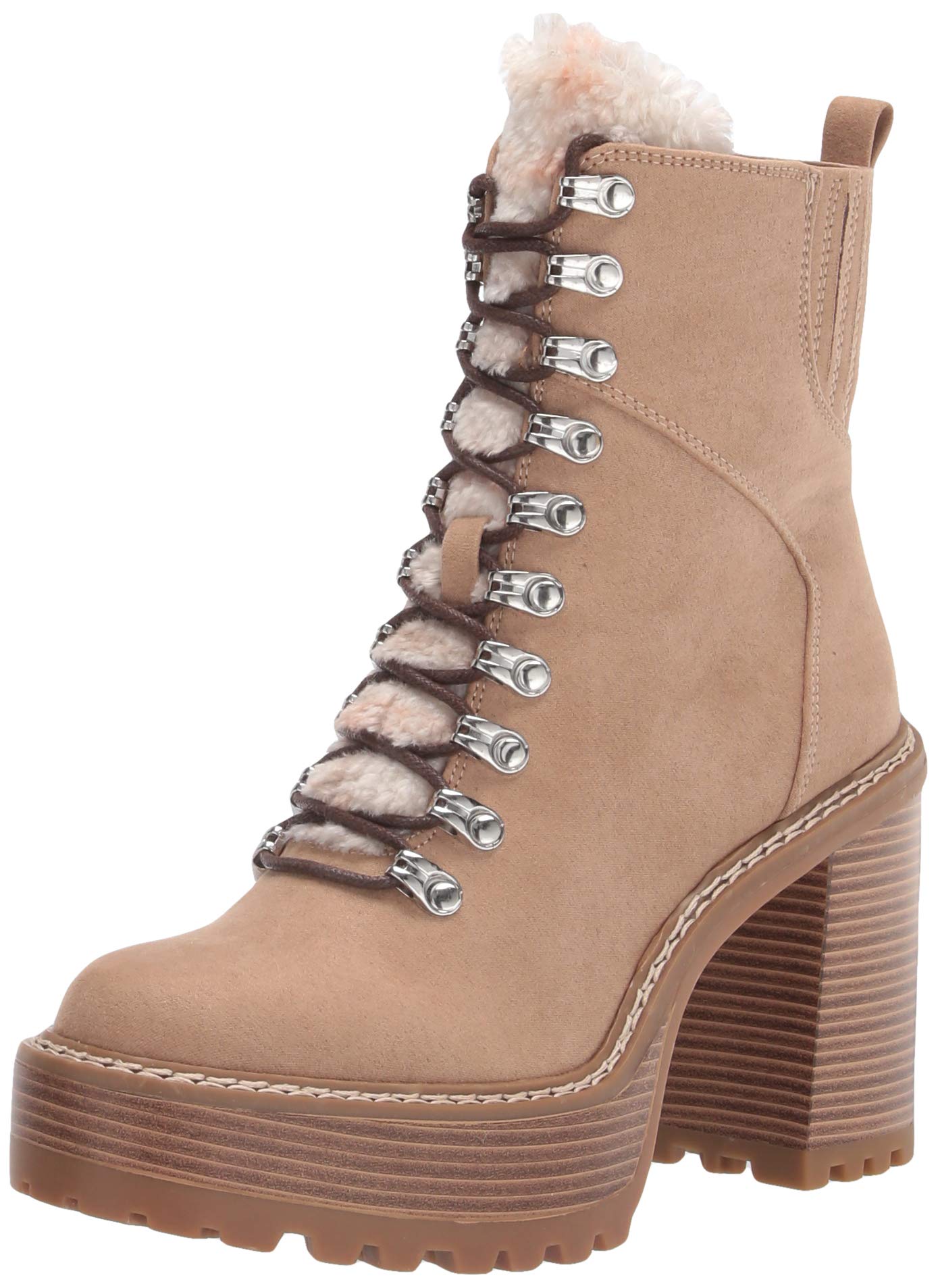 Madden Girl Women's Kikki Hiking Boots - Waterproof Ankle Boots for Outdoor Trekking & Winter Walking | Comfortable Non-Slip Hiking Shoes for Women | Perfect for Camping, Hiking & Everyday Wear