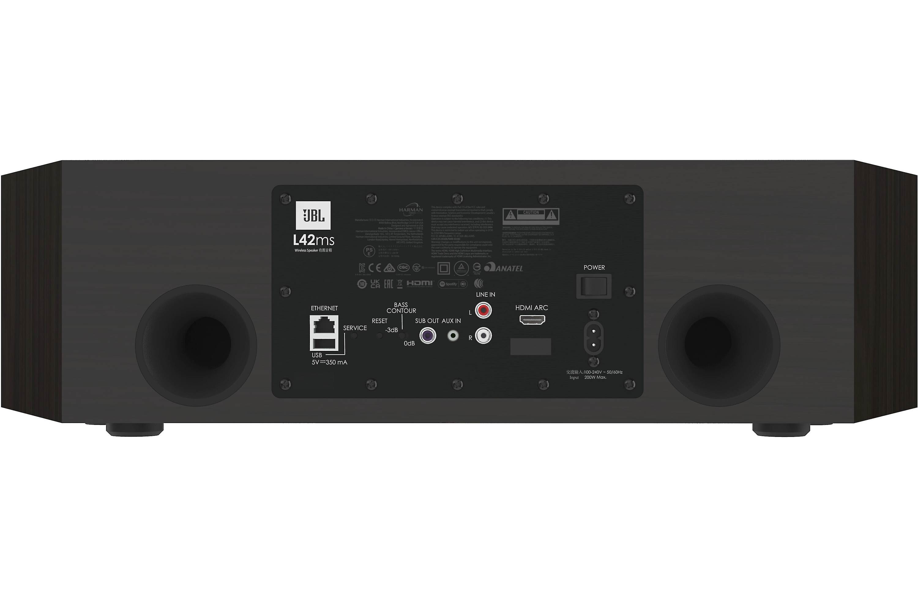 JBL L42MS High-Fidelity Integrated Music System with Bluetooth - Premium Home Audio for Living Room, Parties & Entertainment