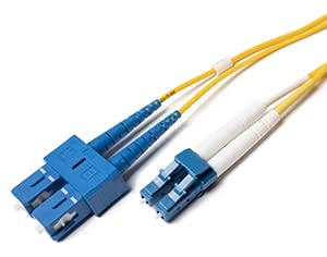 10 Pack OS2 LC to SC Single Mode Fiber Optic Patch Cable - 1M (3.28ft) Duplex 9/125 Singlemode Jumper Cord | Bulk Options 2,4,6,10,12,24 | Ideal for Data Centers, Telecom Networks & High-Speed Internet Connections