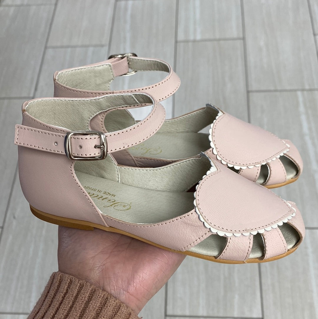 Sonatina Rose Heart Sandal - Women's Floral Embellished Flat Sandals for Summer | Perfect for Beach Vacations, Date Nights & Boho Outfits