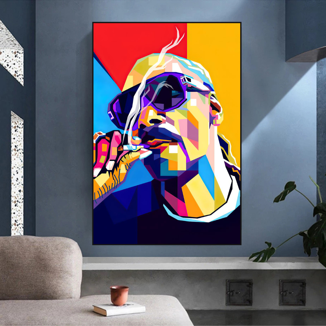Snoop Dogg Hip Hop Canvas Wall Art - Famous Rapper Music Poster for Home & Office Decor - Perfect for Living Room, Bedroom, Man Cave & Studio Wall Decor