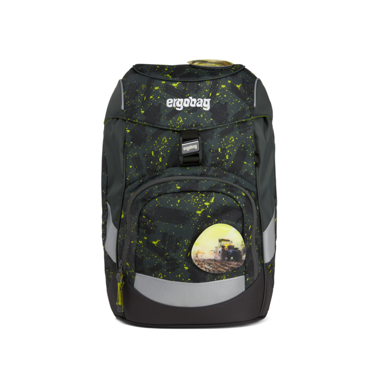 Ergobag Prime School Backpack for Kids - Lightweight & Ergonomic Design, Harvest Bear Print - Perfect for School, Travel & Outdoor Adventures
