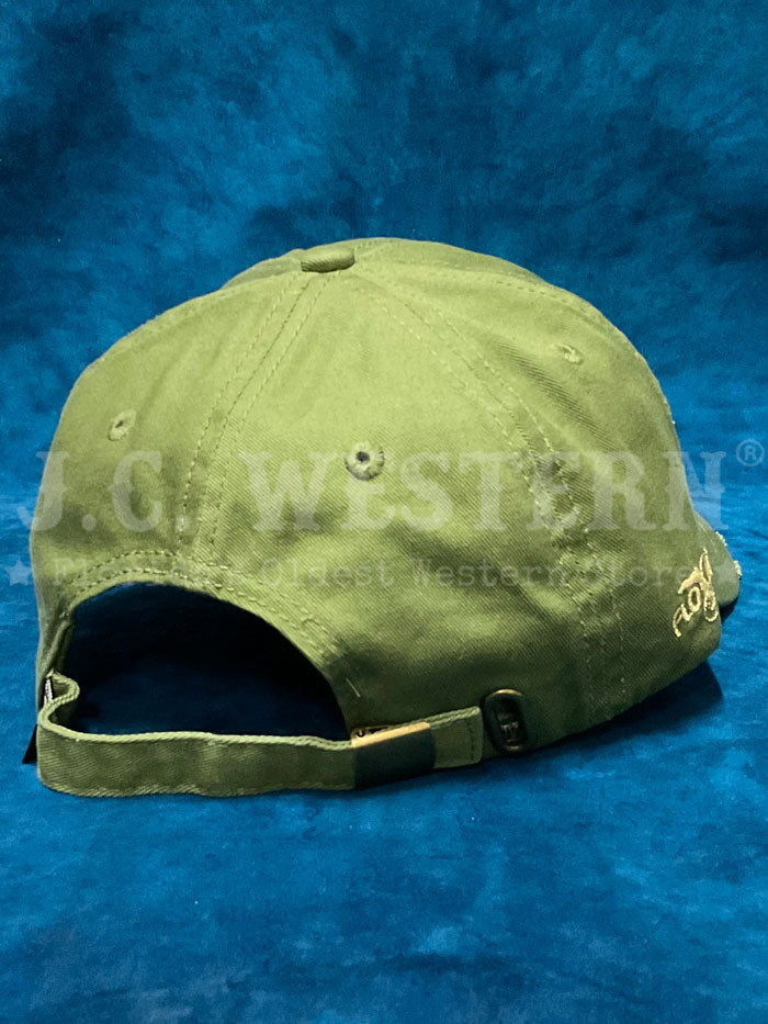 FloGrown FGH 297 Florida Flag Hat - Olive Green Adjustable Baseball Cap for Men & Women - Perfect for Outdoor Activities, Sports, and Patriotic Events