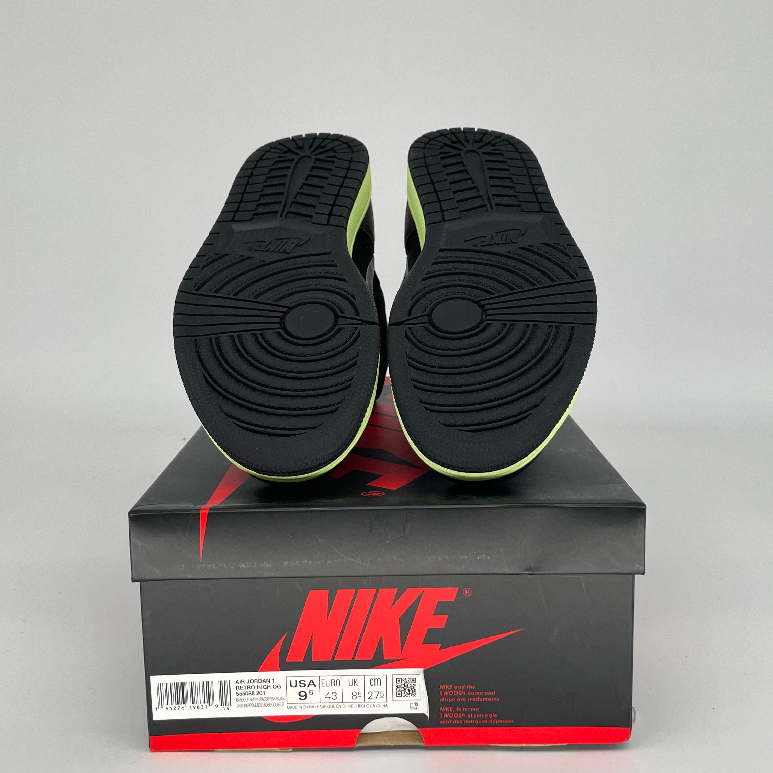 AIR JORDAN 1 BIO HACK Sneakers Men's Size 9.5 - Retro Basketball Shoes 555088-201 | Streetwear Fashion & Casual Wear for Everyday Style