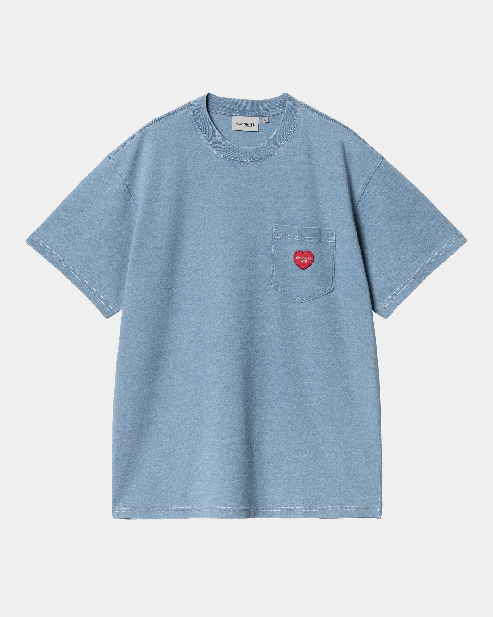 Men's Light Blue Pocket T-Shirt - Soft Cotton Casual Tee for Everyday Wear | Perfect for Work, Outings & Relaxing