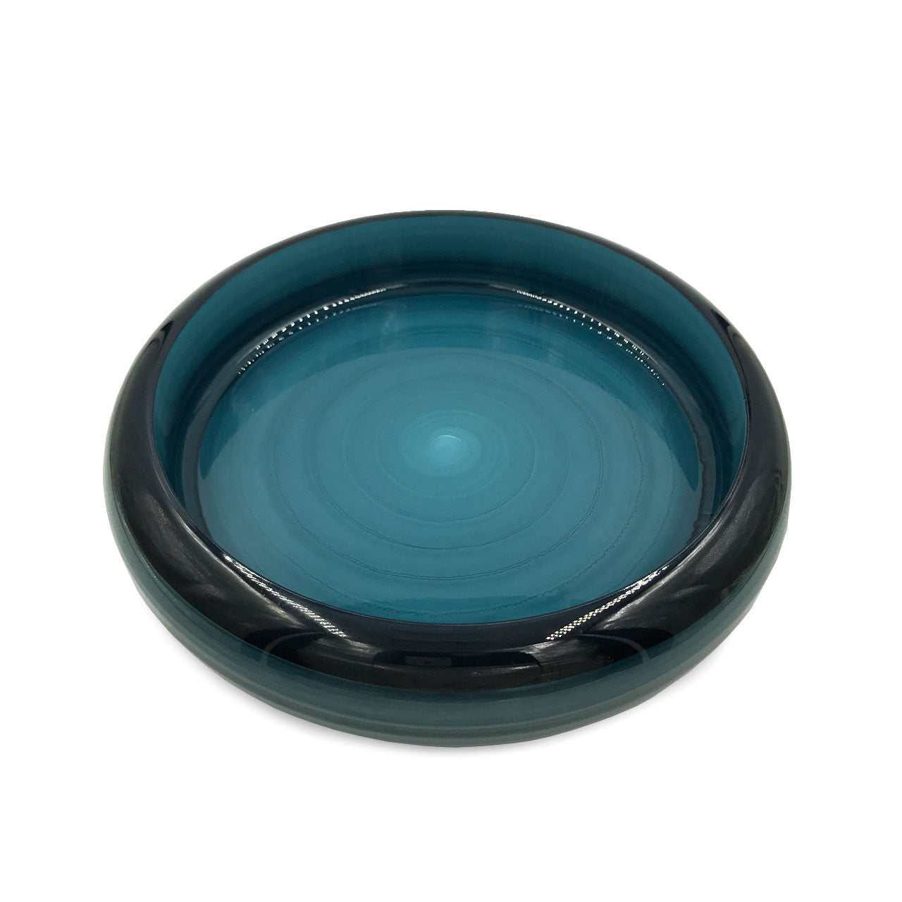 Premium Cobalt Blue Marble Sushi Serving Tray - 10 Inch Round Japanese Sushi Oke for Sushi Making, Party Platter & Home Kitchen Decor - Perfect for Entertaining, Sushi Nights & Asian Dining Experience