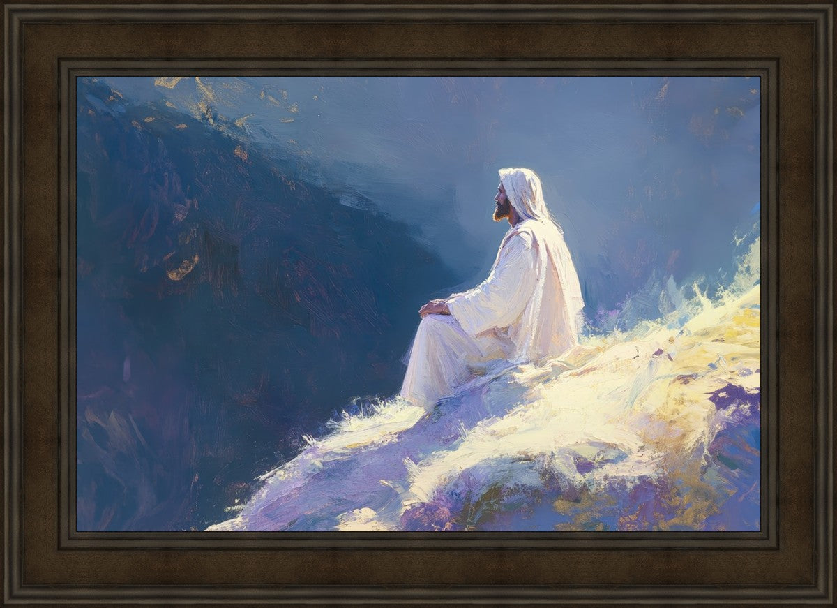 Contemplation By Justin Anna Culebro - Abstract Wall Art Painting for Home & Office Decor | Perfect for Living Room, Bedroom or Meditation Space