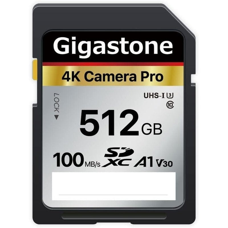Gigastone 16GB 64GB 512GB SDXC Memory Card - High Speed Class 10 UHS-I for Camera, DSLR, Drone, and Gaming - Reliable Storage for Photos, Videos, and Files