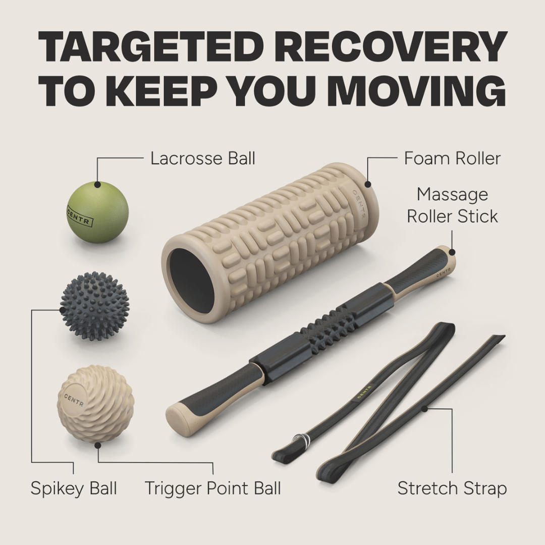 Centr Recovery Kit - Post-Workout Muscle Recovery & Relaxation for Athletes & Fitness Enthusiasts | Perfect for Gym, Yoga & Home Use